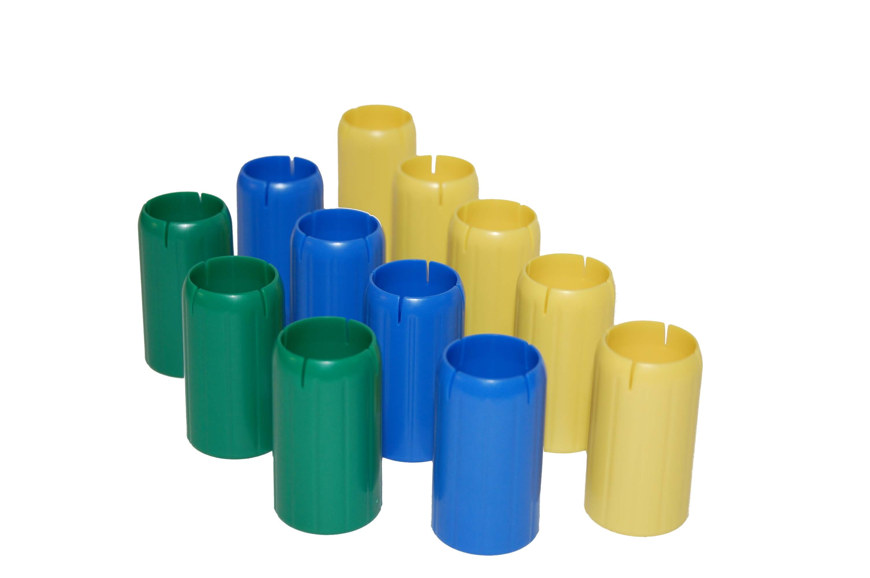 Colorful plastic injection molding services - low volume
